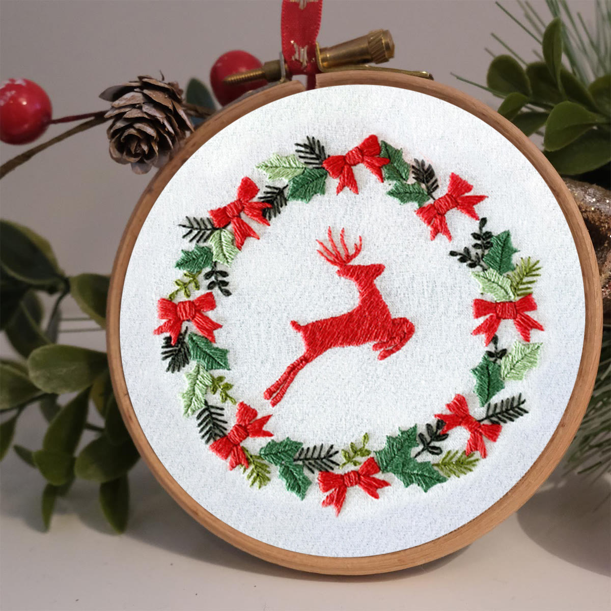 Rubbyoo Embroidery Kit - Red Deer  - image 2