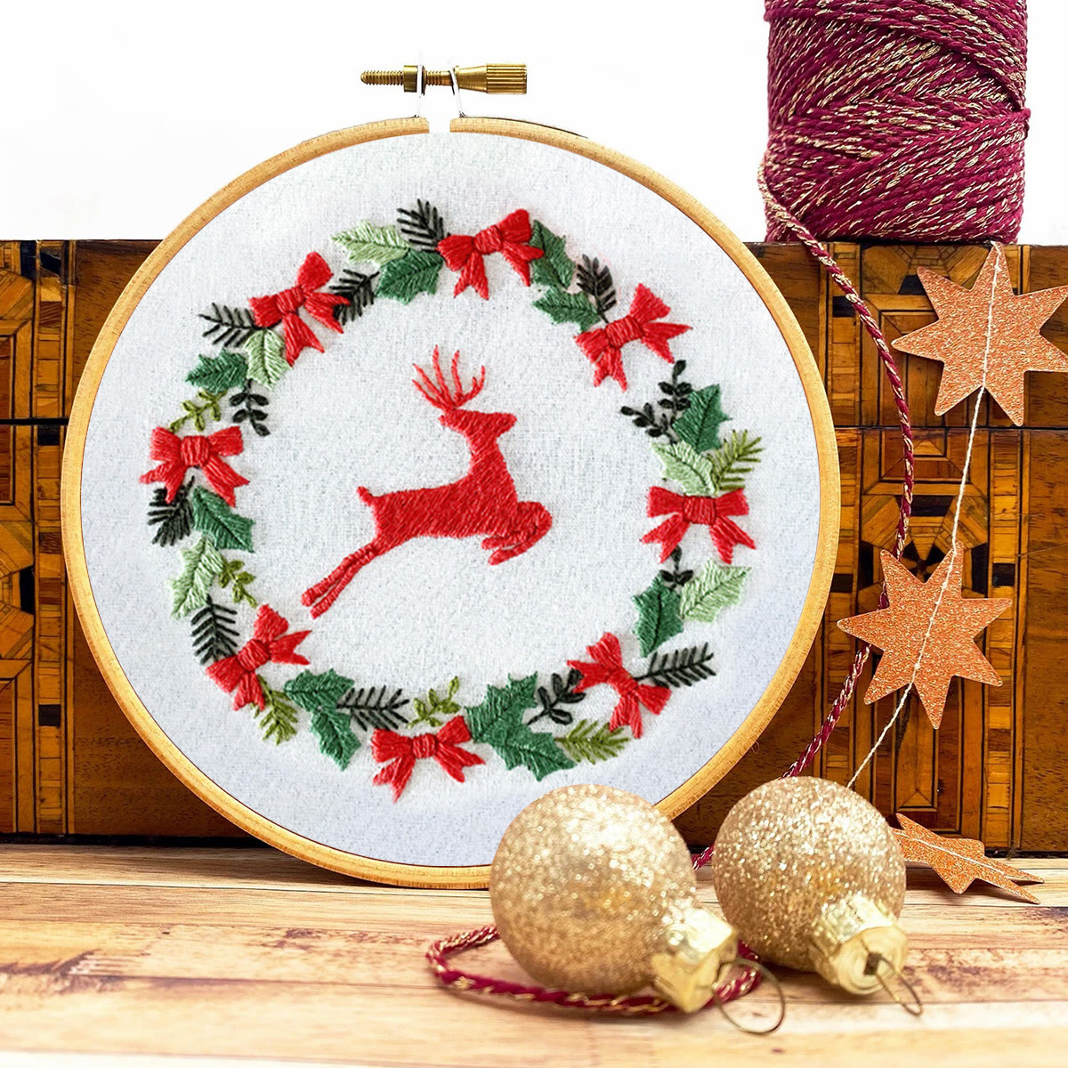 Rubbyoo Embroidery Kit - Red Deer  - image 9