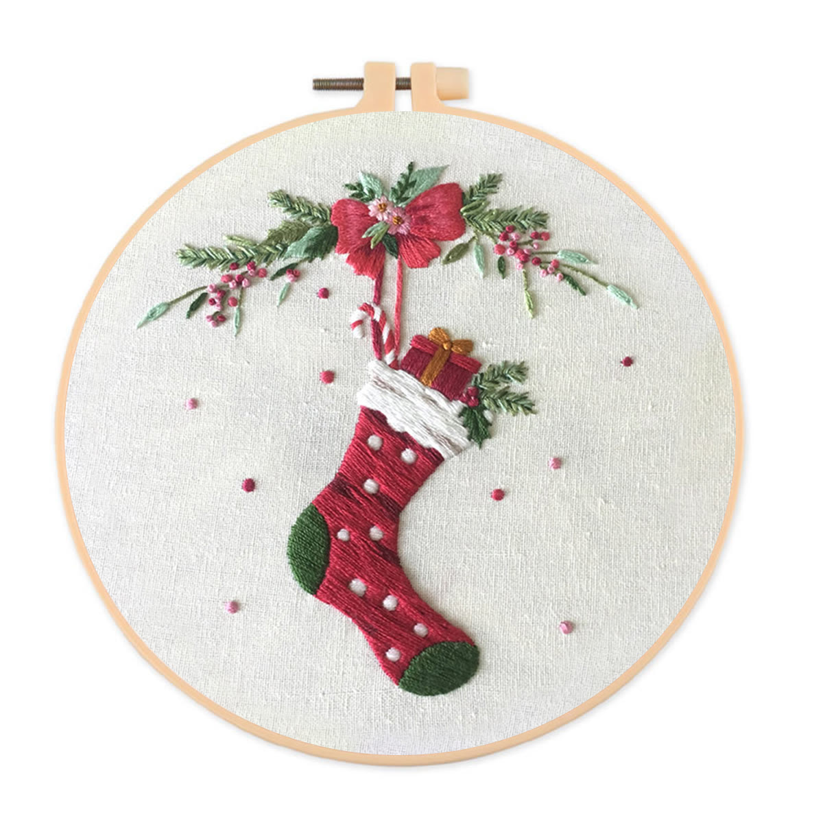 Rubbyoo Embroidery Kit -Christmas Sock  - image 1