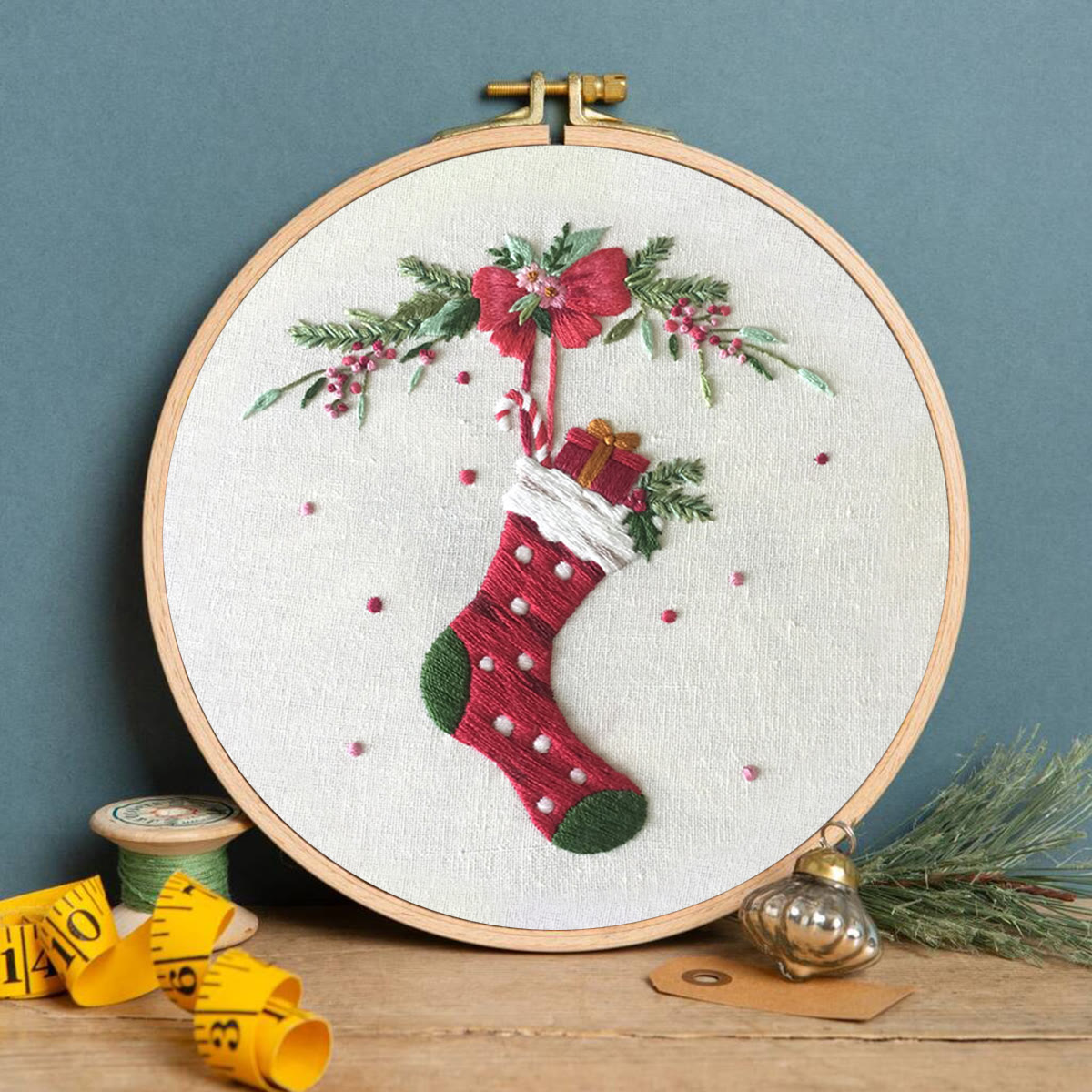 Rubbyoo Embroidery Kit -Christmas Sock  - image 3
