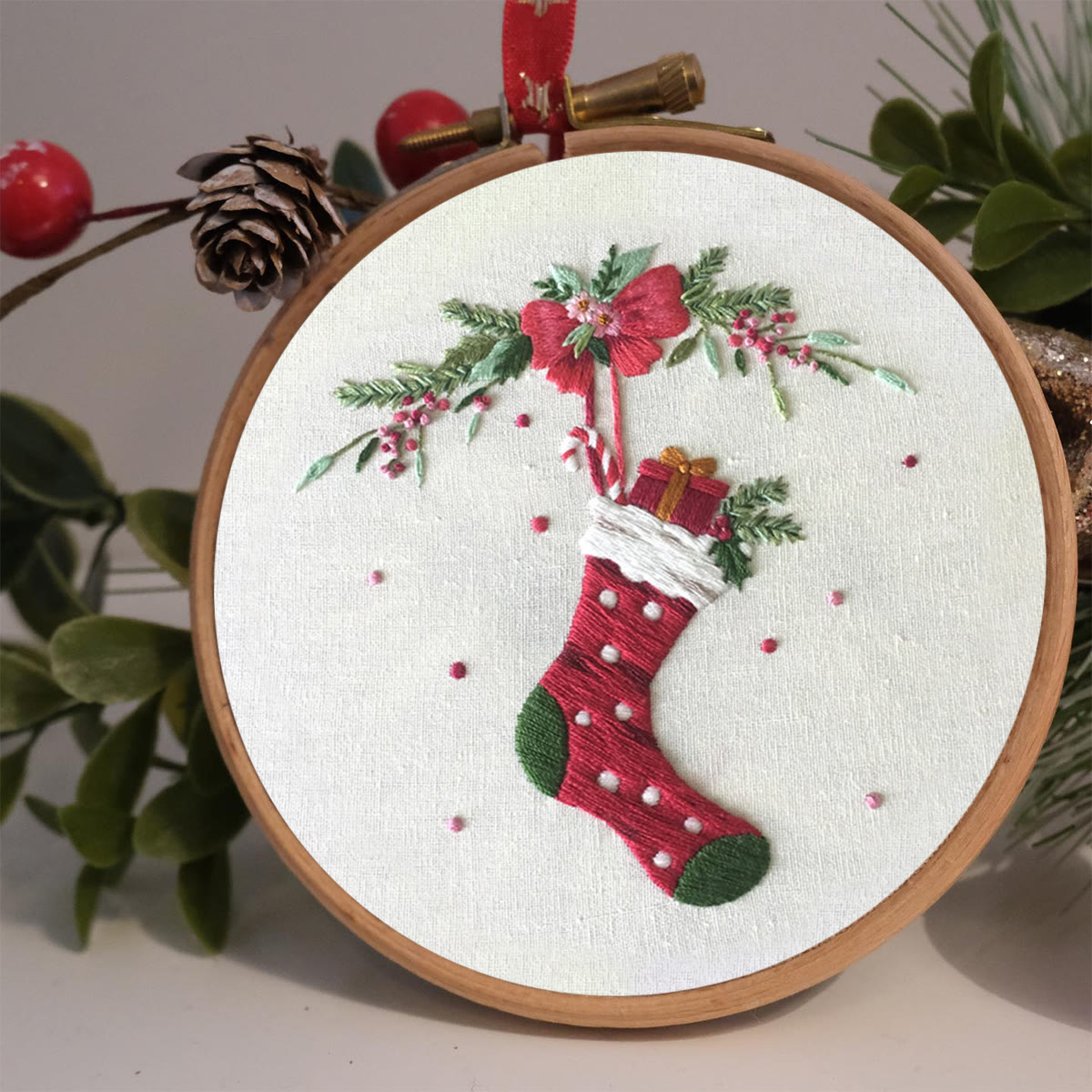 Rubbyoo Embroidery Kit -Christmas Sock  - image 2