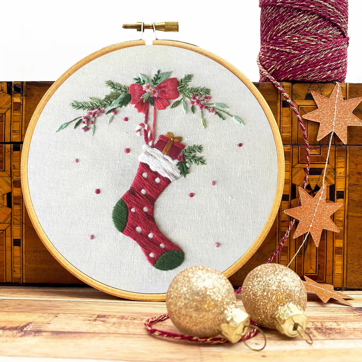 Rubbyoo Embroidery Kit -Christmas Sock  - image 9