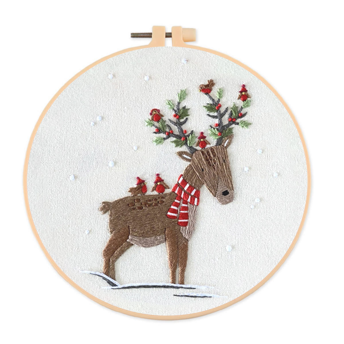 Rubbyoo Embroidery Kit - Christmas Elk - image 1