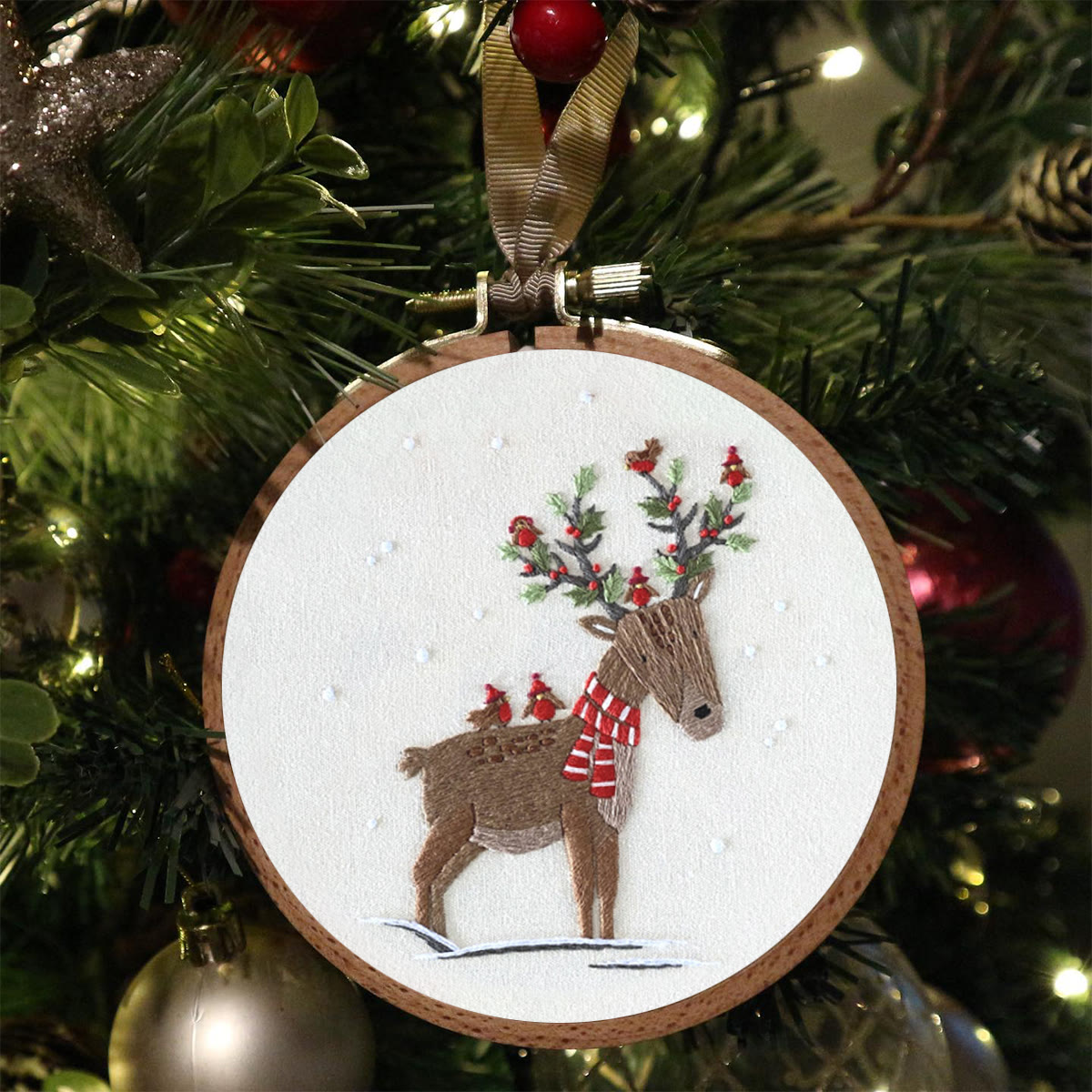Rubbyoo Embroidery Kit - Christmas Elk - image 4
