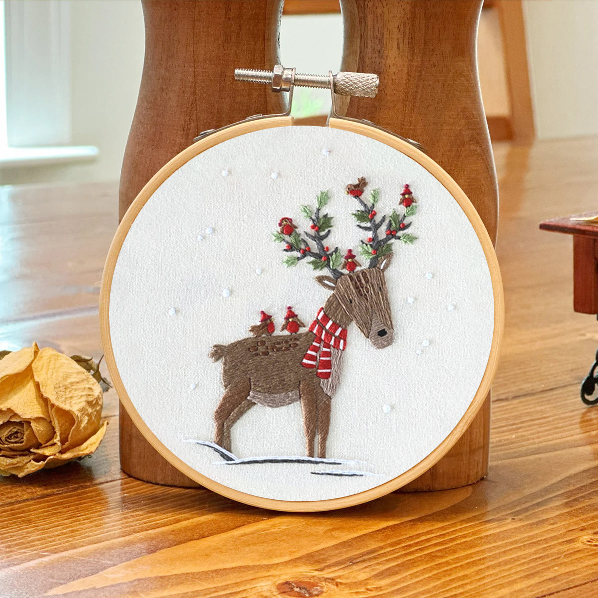 Rubbyoo Embroidery Kit - Christmas Elk - image 7