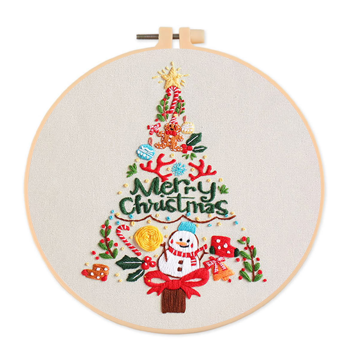 Rubbyoo Embroidery Kit - Colorful Christmas Tree  - image 1