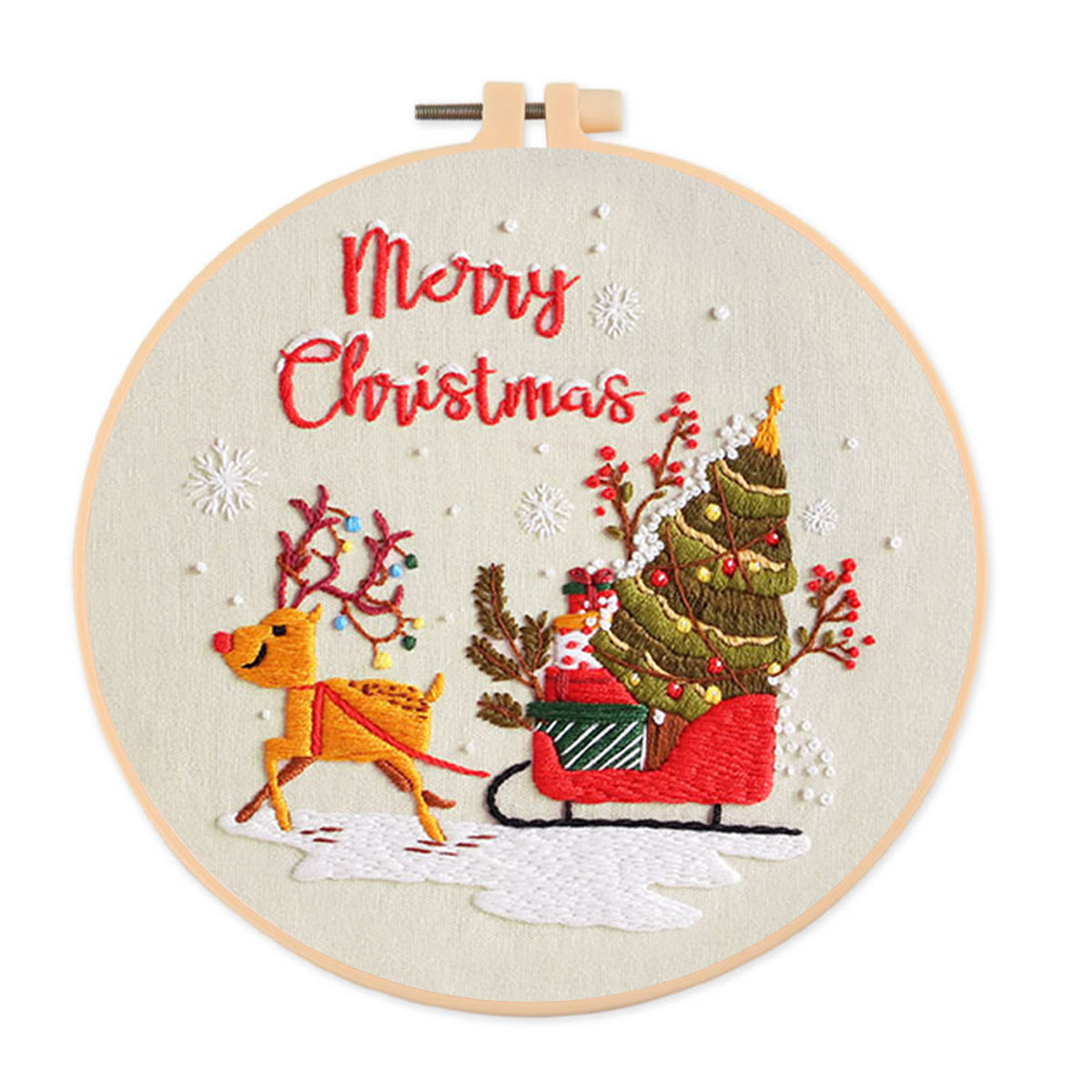 Rubbyoo Embroidery Kit -  Sleigh Elk - image 1