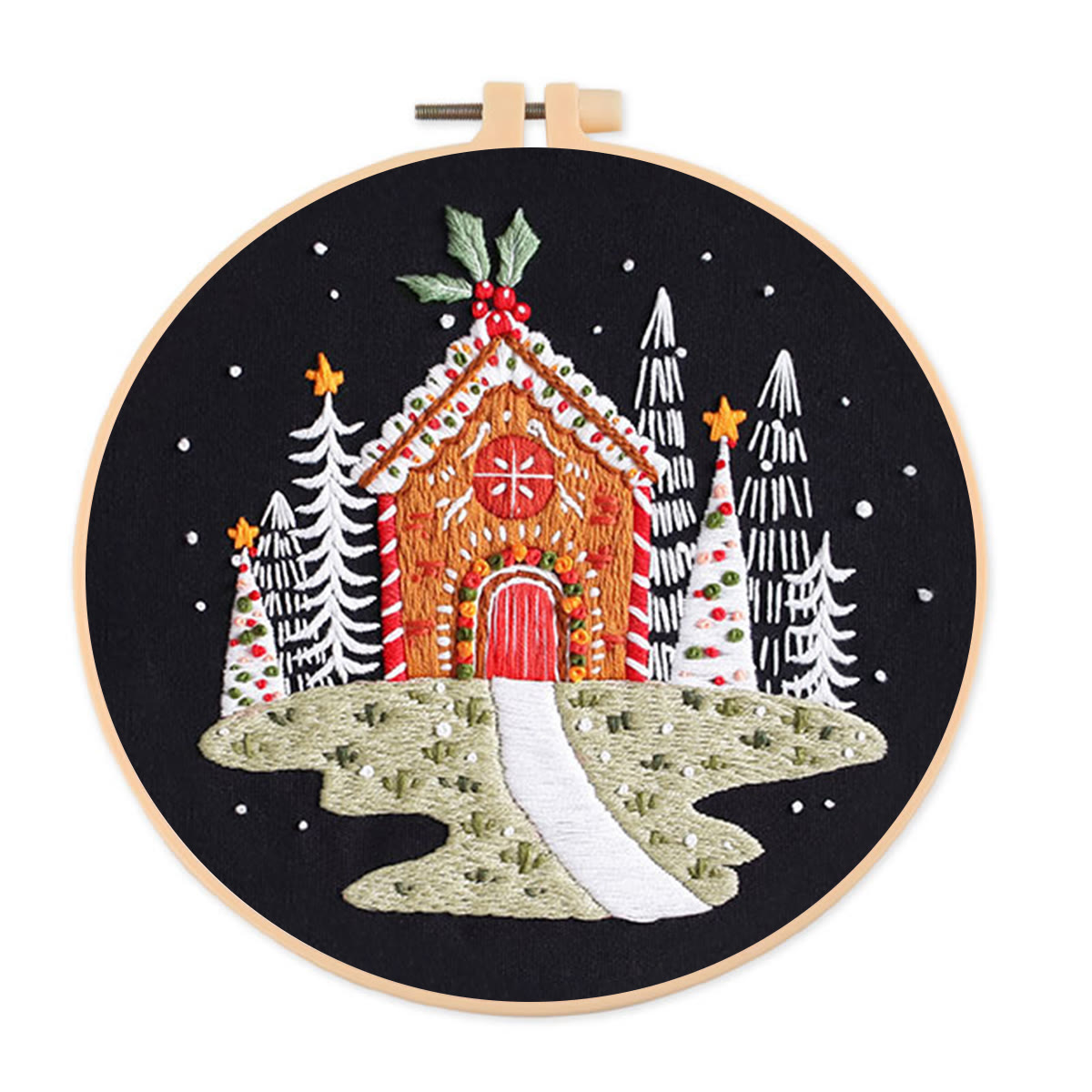 Rubbyoo Embroidery Kit  Christmas House  - image 1