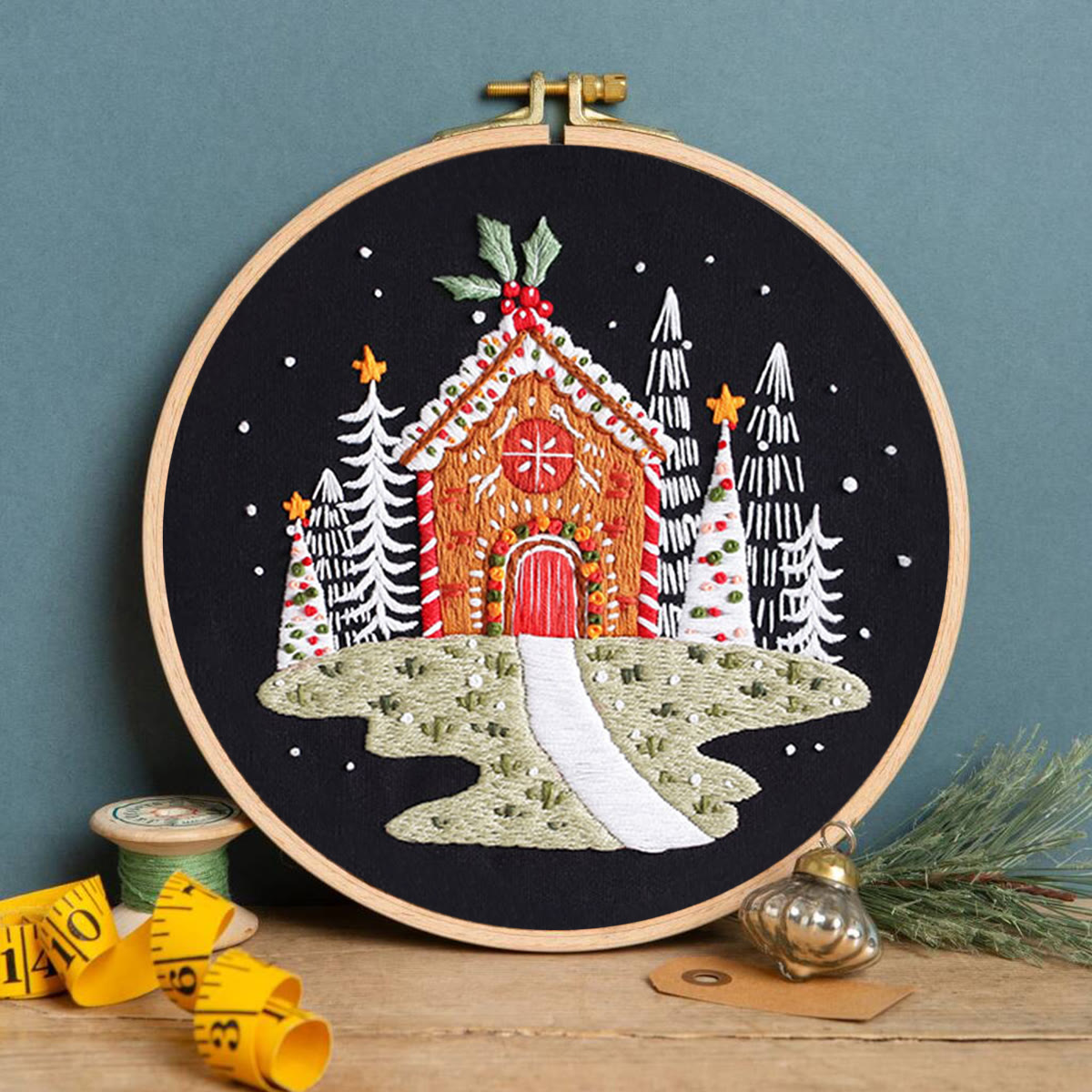 Rubbyoo Embroidery Kit  Christmas House  - image 3