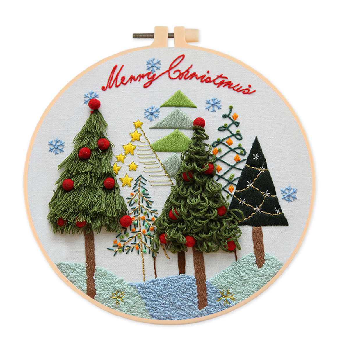 Rubbyoo Embroidery Kit-Christmas Tree  - image 1
