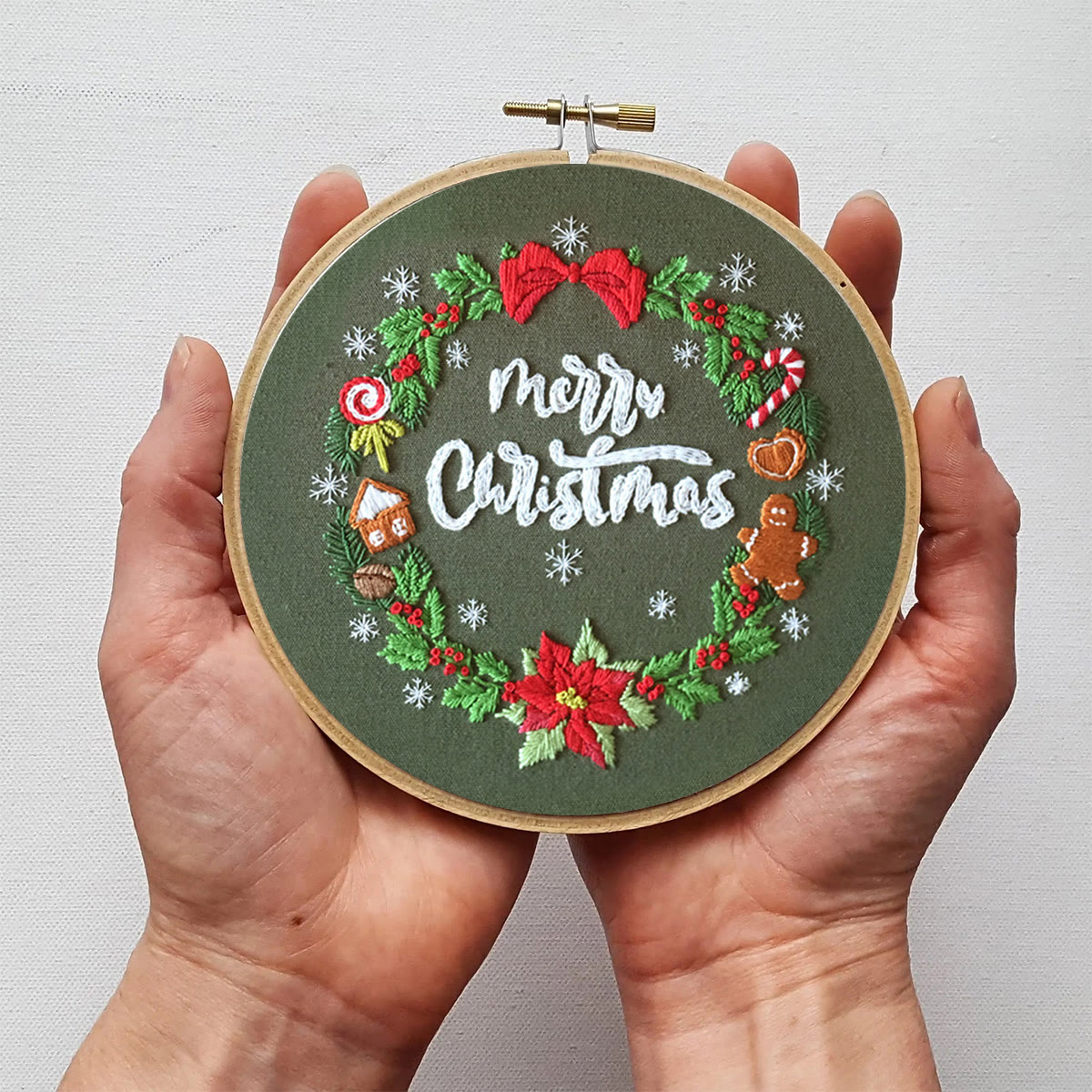 Rubbyoo Embroidery Kit- Xmas Wreath - image 5