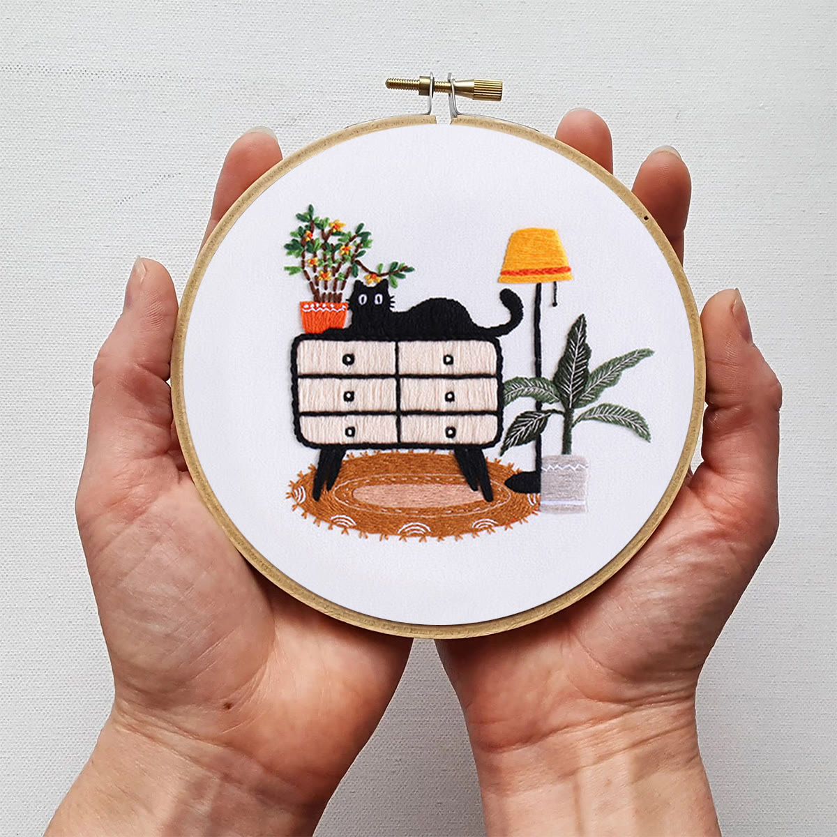 Rubbyoo Embroidery Kit-  Cat On Cupboard - image 6