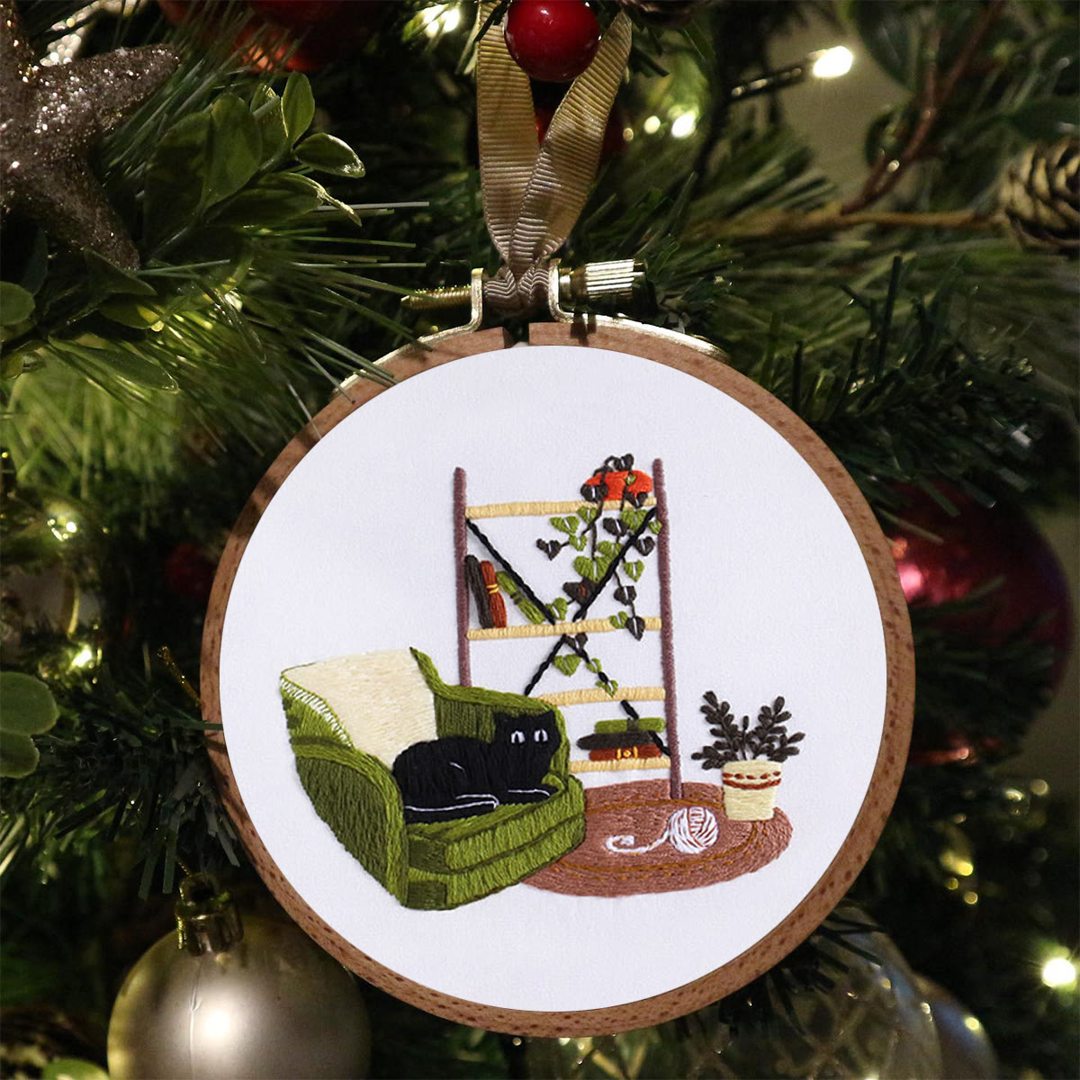 Rubbyoo Embroidery Kit- Cat On Sofa - image 4