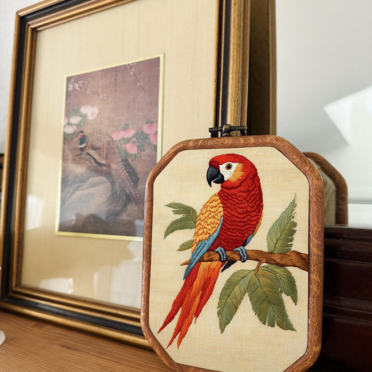 Rubbyoo Embroidery Kit- Red Bird Parrot - image 3