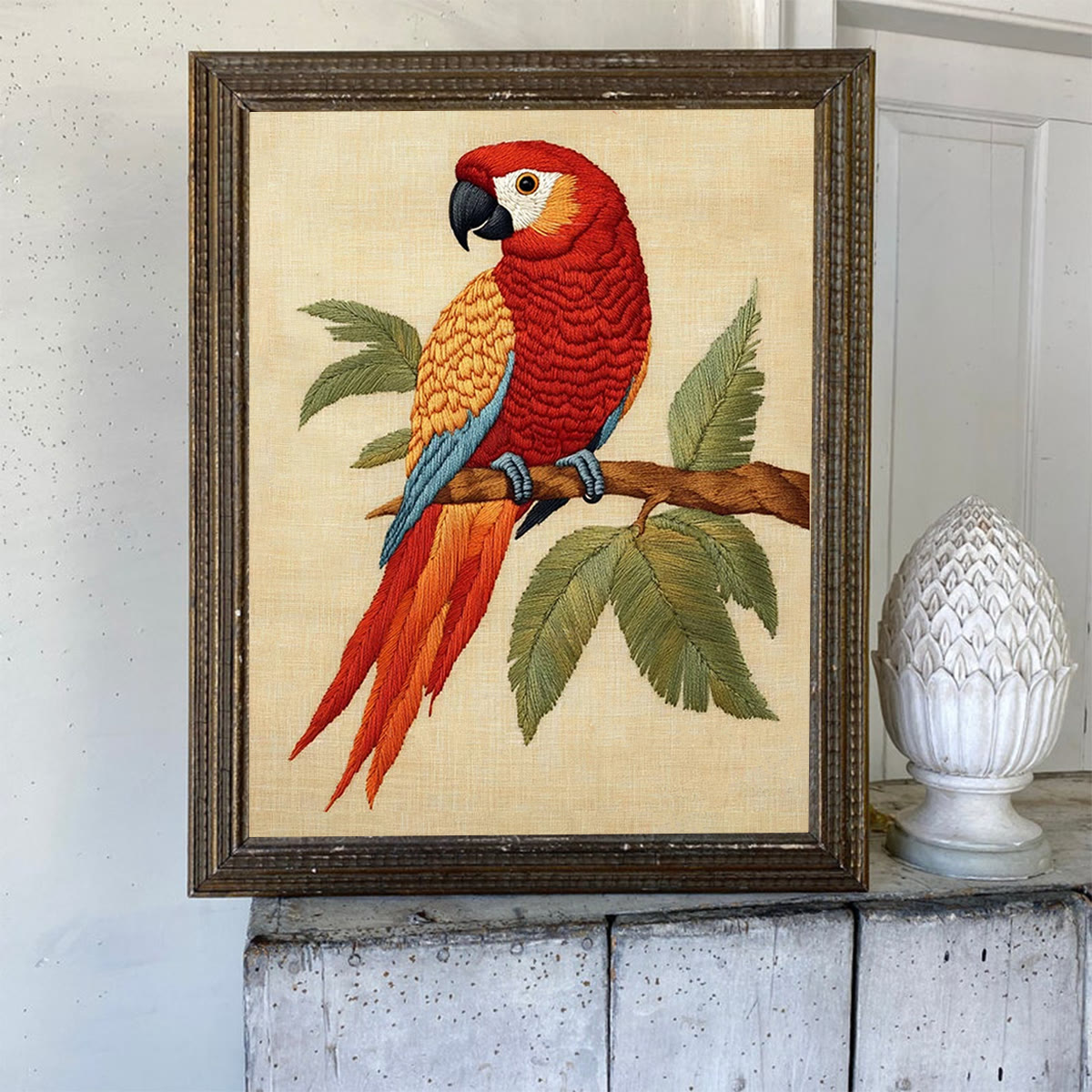 Rubbyoo Embroidery Kit- Red Bird Parrot - image 6