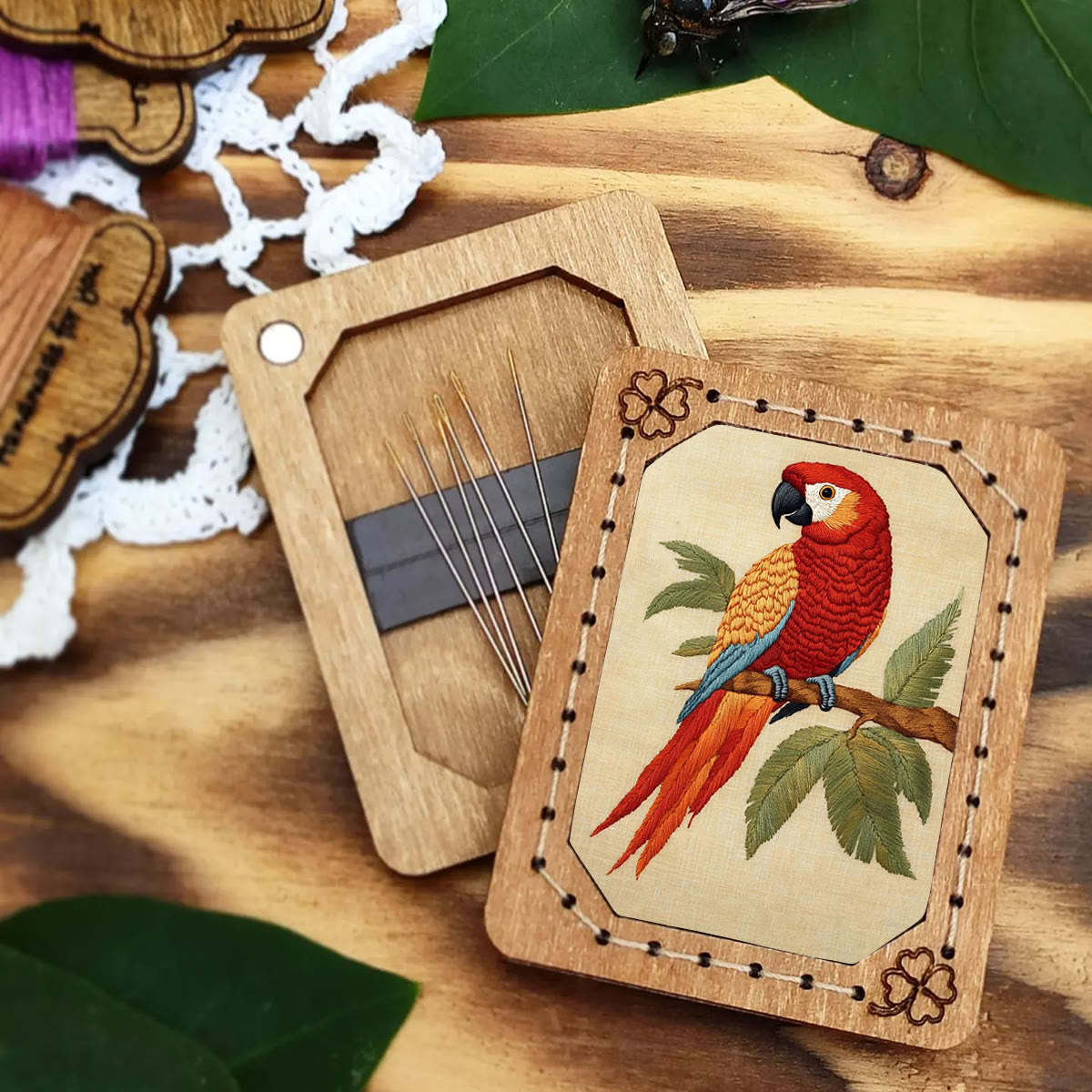 Rubbyoo Embroidery Kit- Red Bird Parrot - image 7