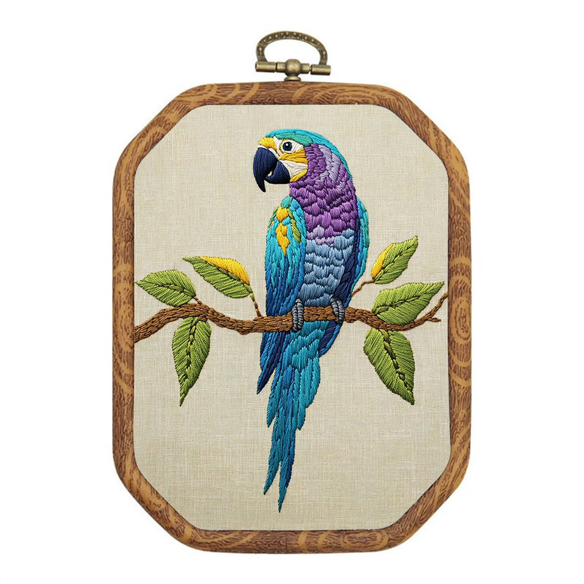 Rubbyoo Embroidery Kit- Blue Macaw - image 1