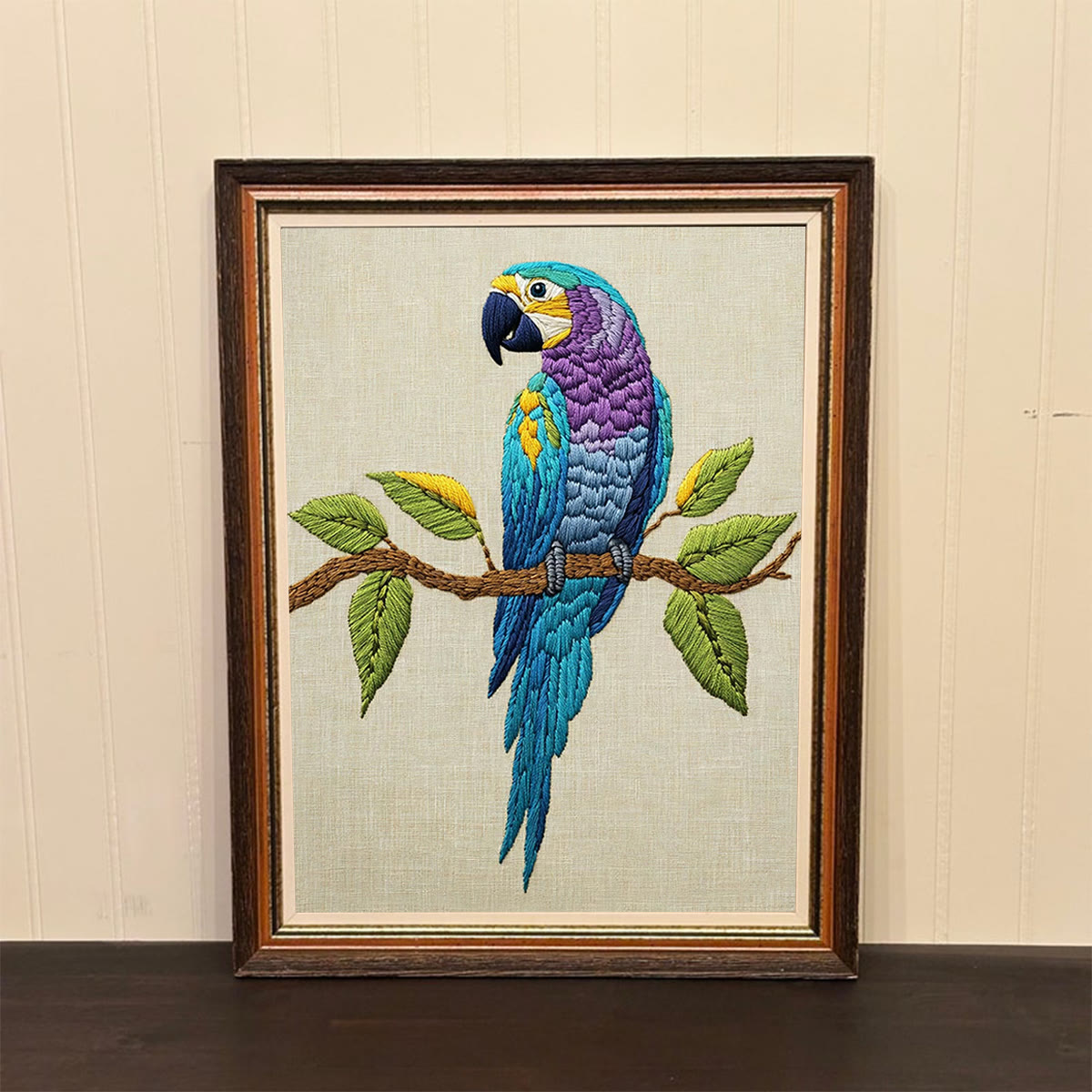 Rubbyoo Embroidery Kit- Blue Macaw - image 3