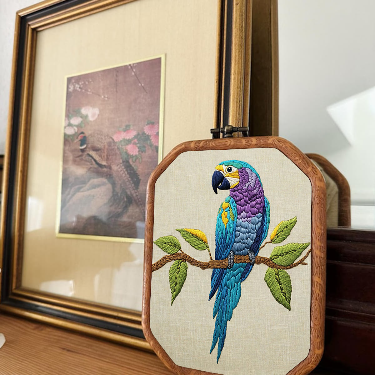 Rubbyoo Embroidery Kit- Blue Macaw - image 2