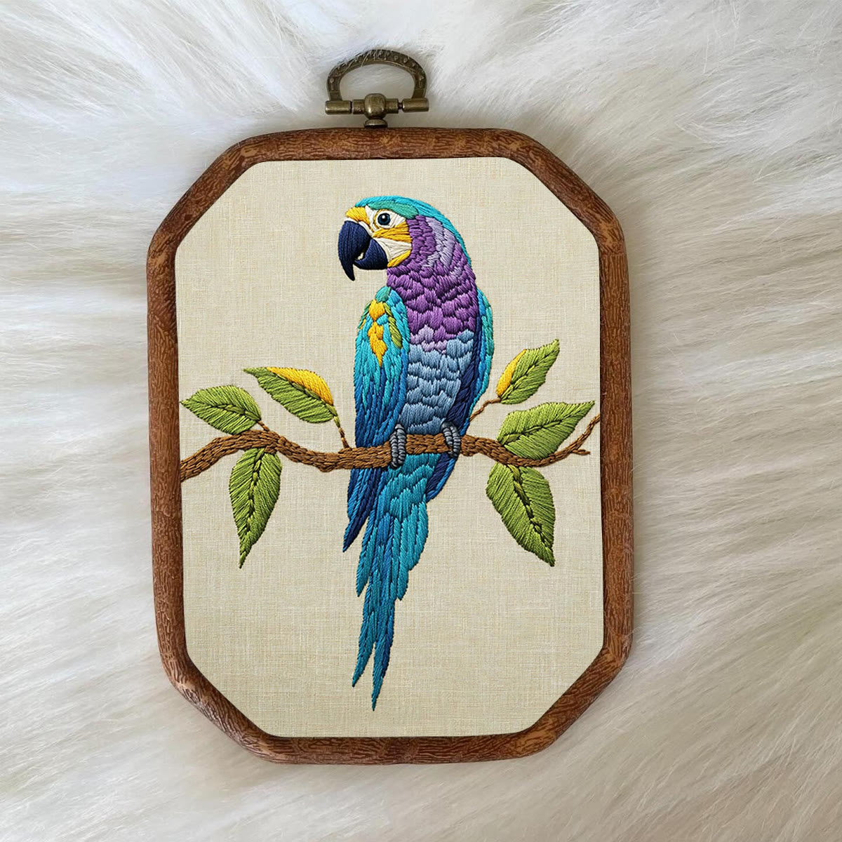 Rubbyoo Embroidery Kit- Blue Macaw - image 8