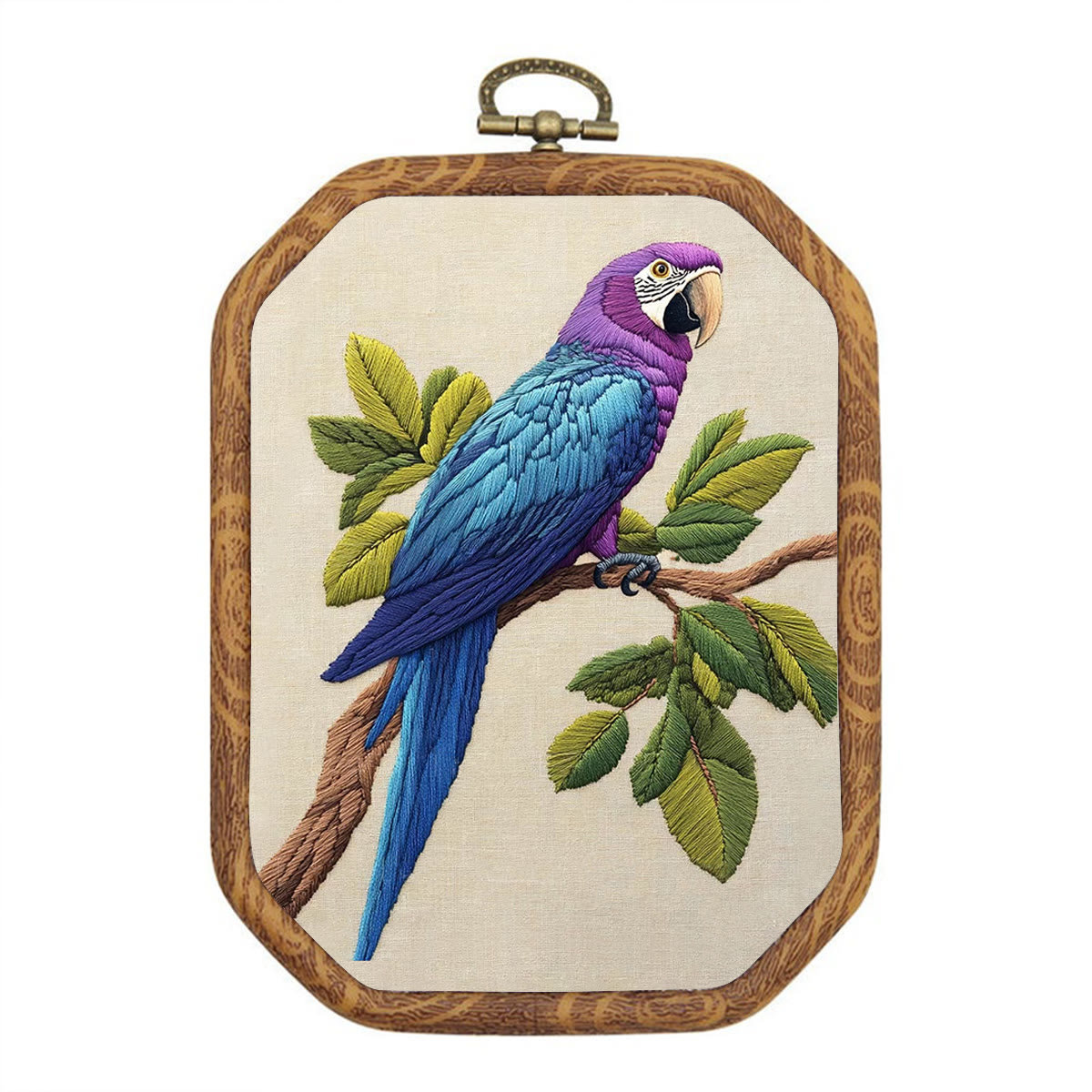 Rubbyoo Embroidery Kit- Blue Macaw 2 - image 1