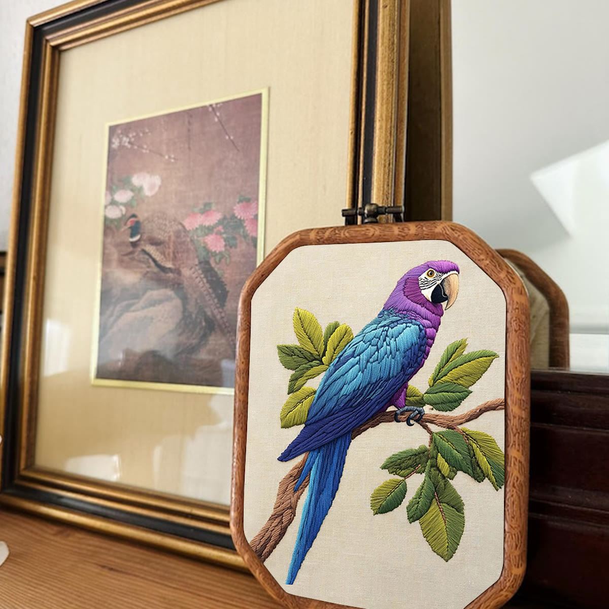 Rubbyoo Embroidery Kit- Blue Macaw 2 - image 2