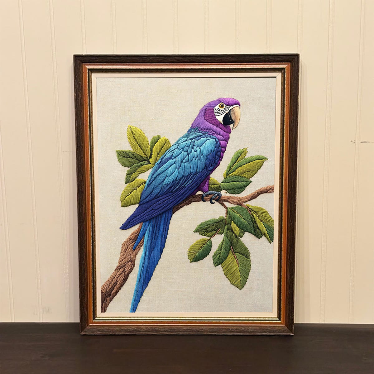 Rubbyoo Embroidery Kit- Blue Macaw 2 - image 3