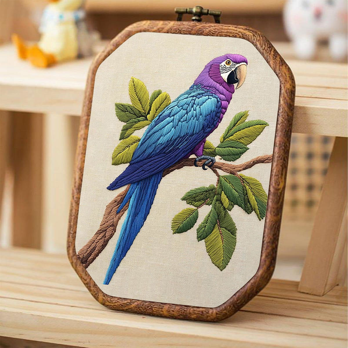 Rubbyoo Embroidery Kit- Blue Macaw 2 - image 4
