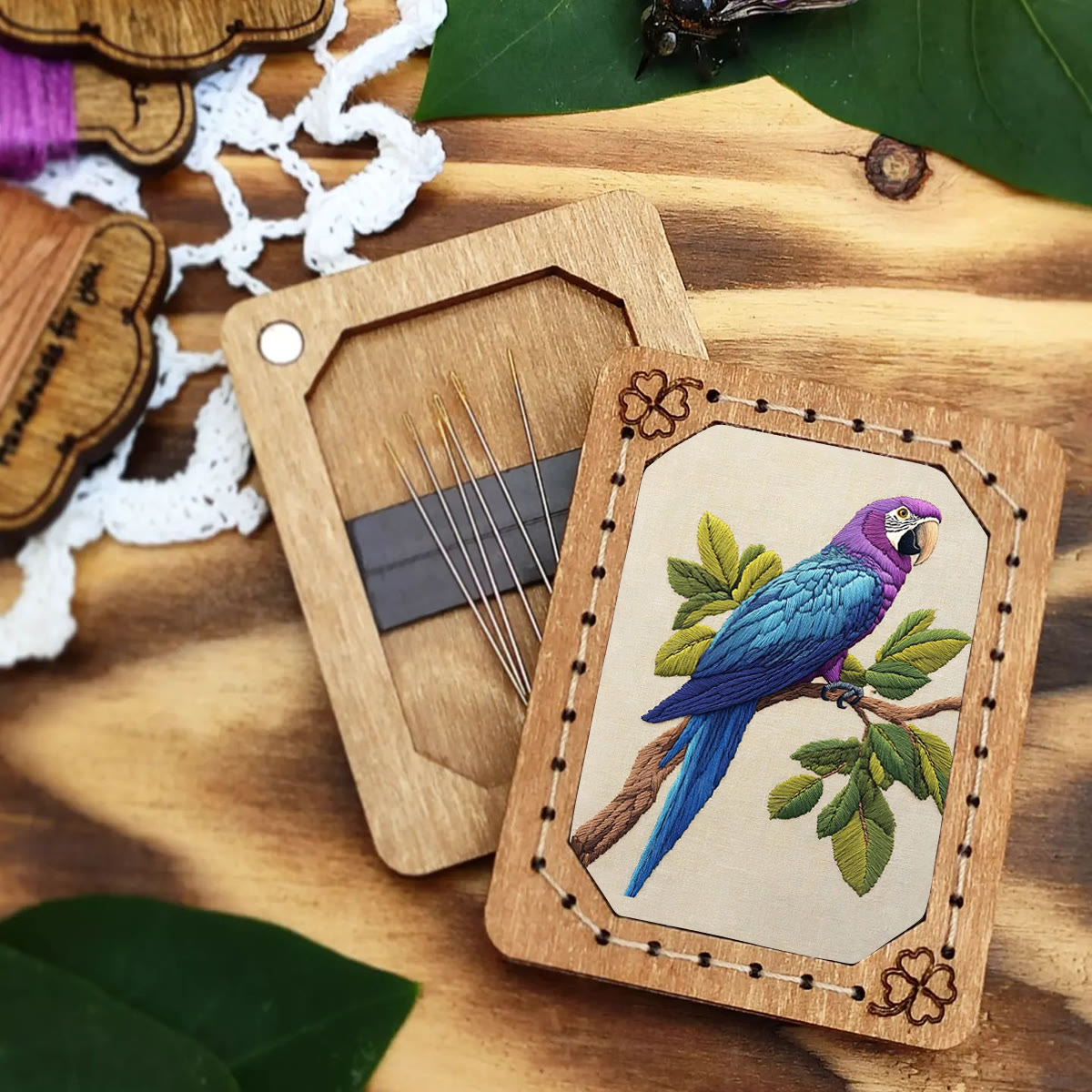 Rubbyoo Embroidery Kit- Blue Macaw 2 - image 6