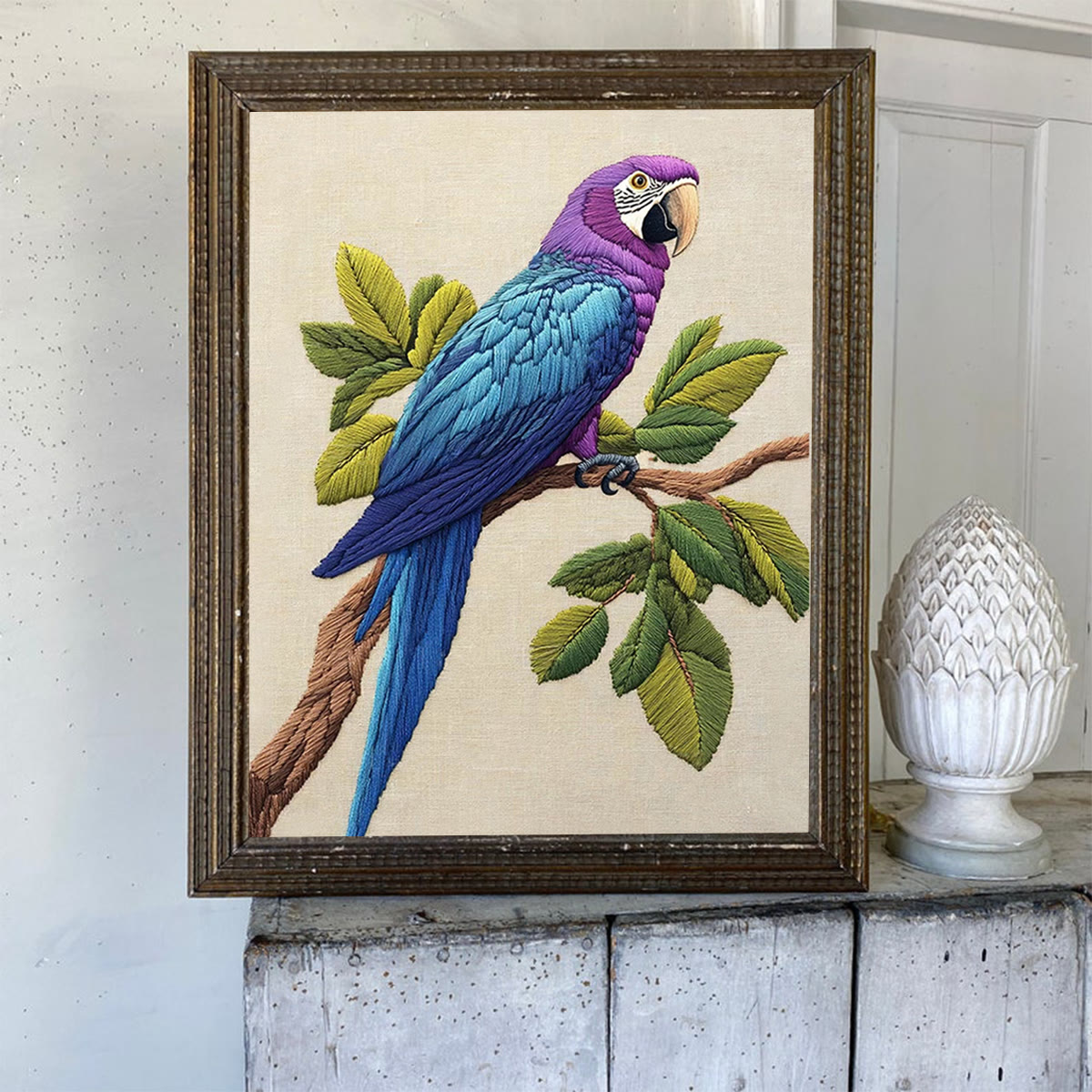 Rubbyoo Embroidery Kit- Blue Macaw 2 - image 7