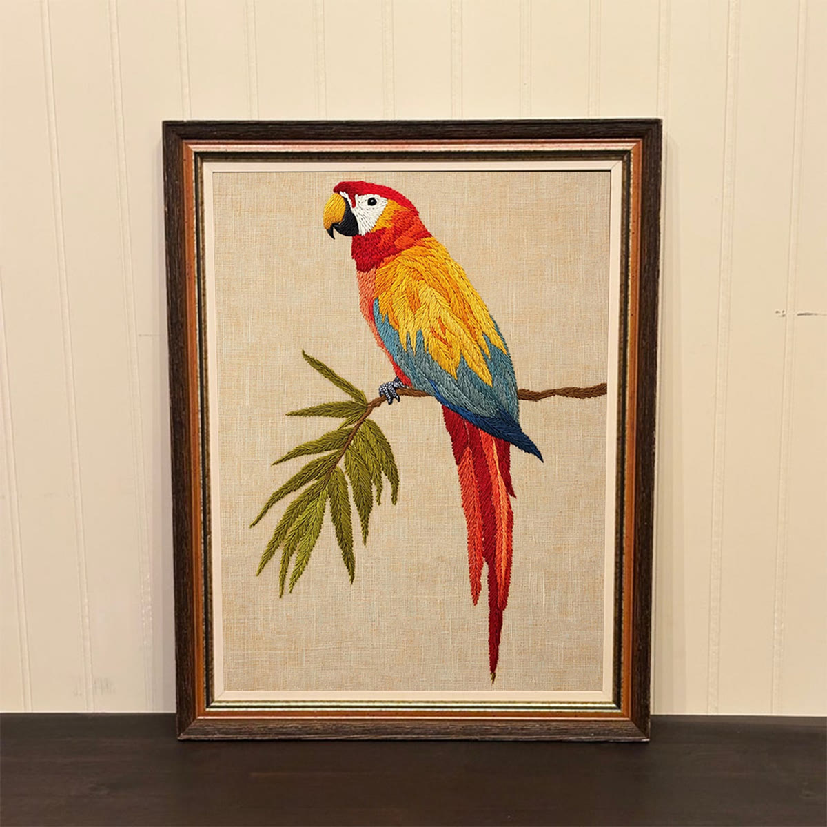 Rubbyoo Embroidery Kit- Red Macaw  - image 3