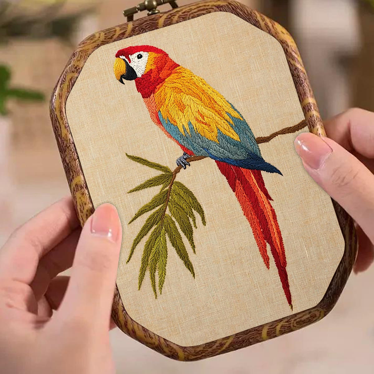 Rubbyoo Embroidery Kit- Red Macaw  - image 5