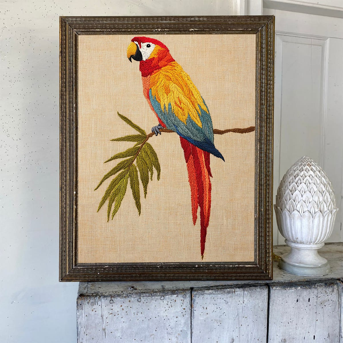 Rubbyoo Embroidery Kit- Red Macaw  - image 7
