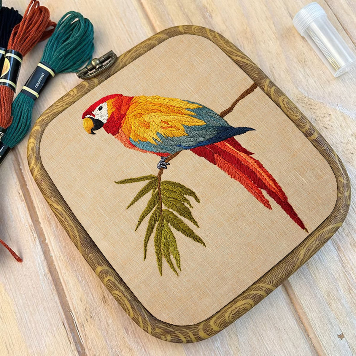Rubbyoo Embroidery Kit- Red Macaw  - image 10