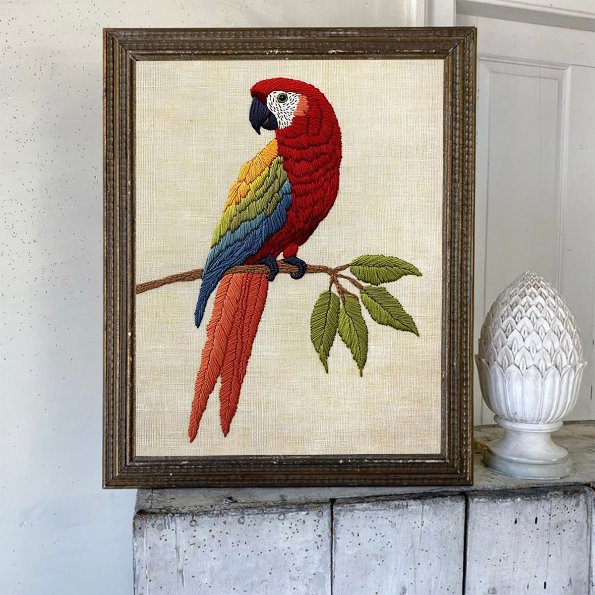 Rubbyoo Embroidery Kit- Red Bird Parrot 2 - image 7