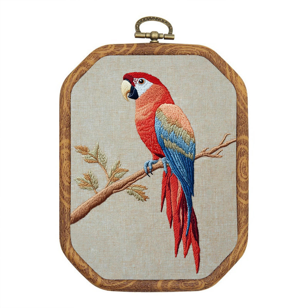 Rubbyoo Embroidery Kit- Red Macaw  2 - image 1