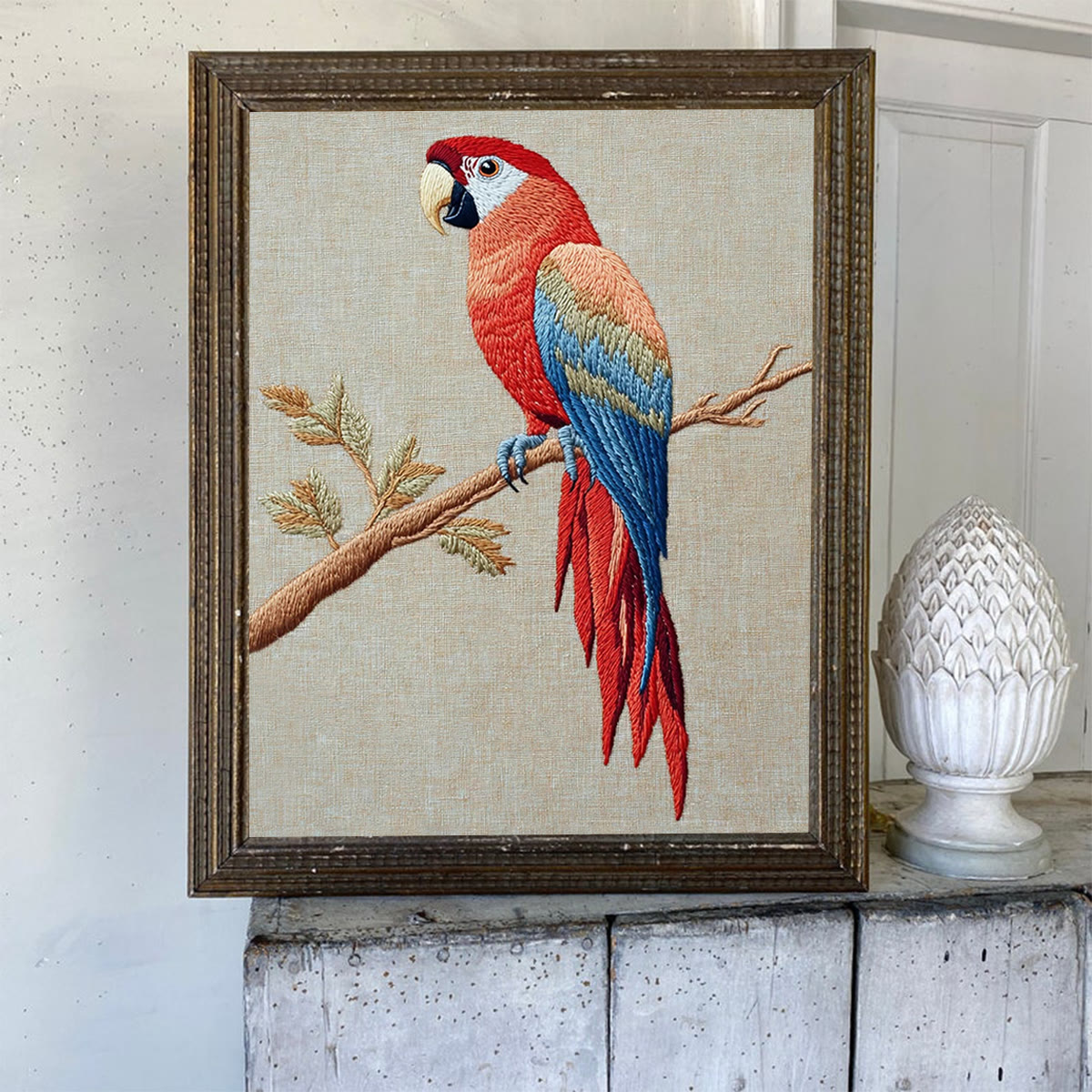 Rubbyoo Embroidery Kit- Red Macaw  2 - image 7