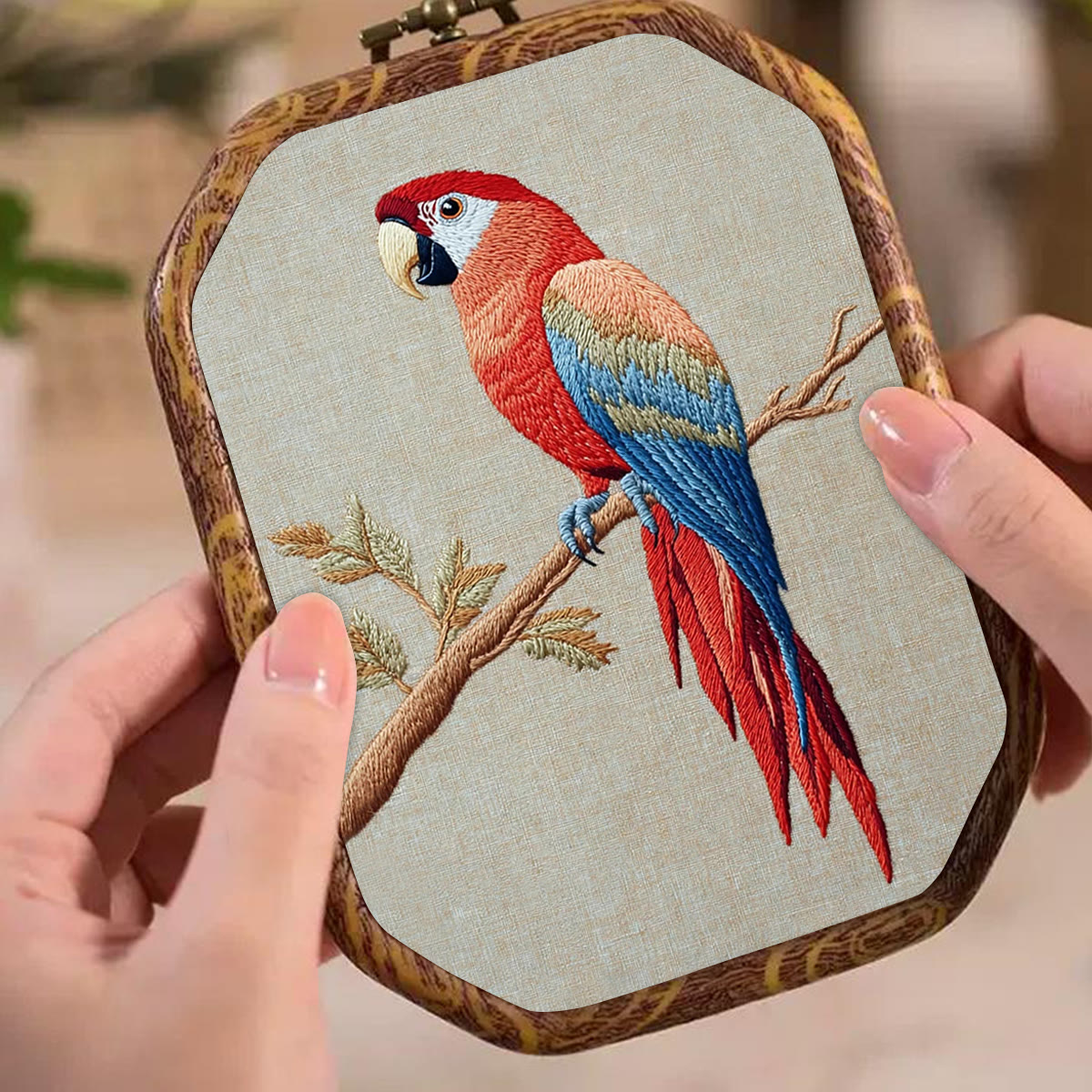 Rubbyoo Embroidery Kit- Red Macaw  2 - image 6