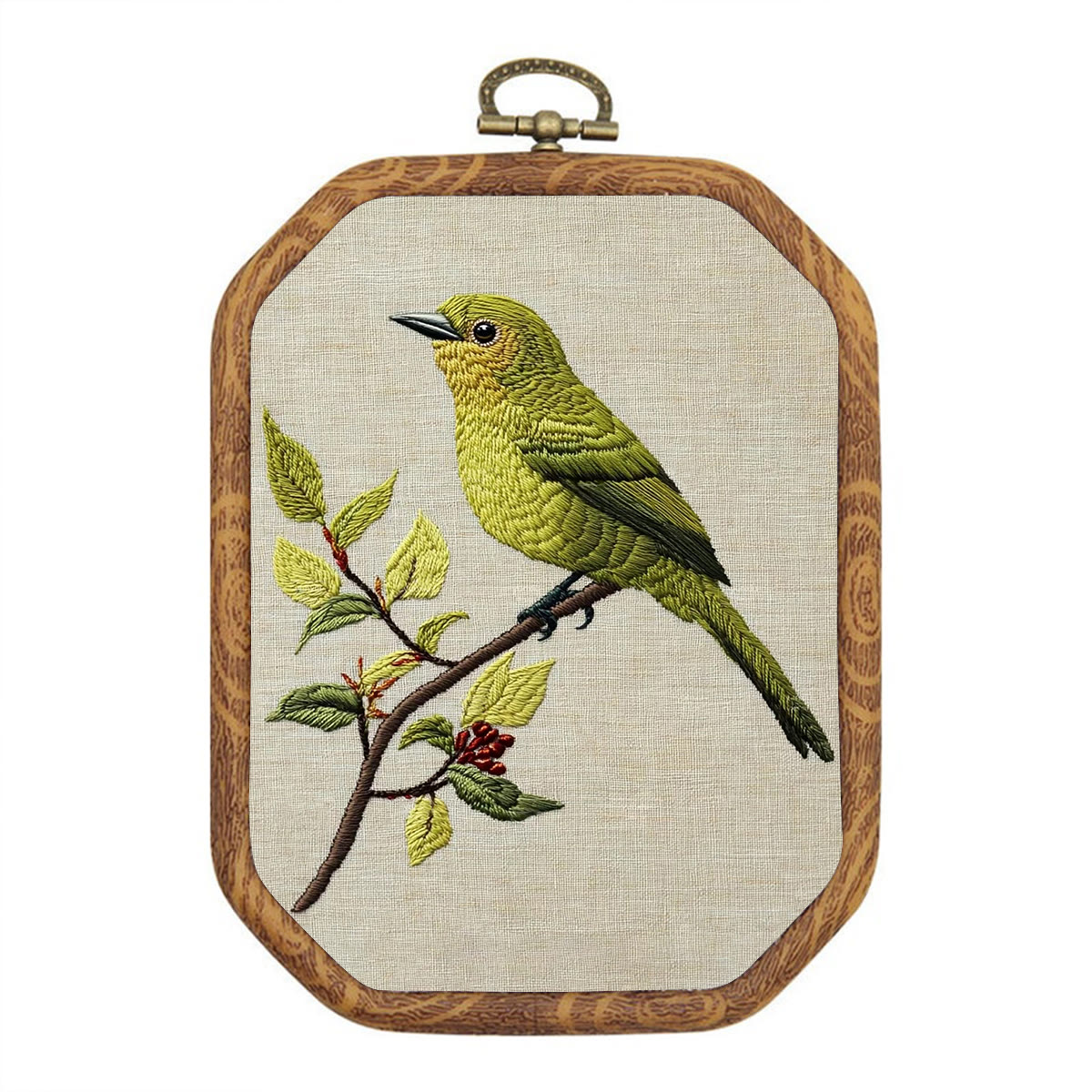 Rubbyoo Embroidery Kit- Greenfinch - image 1
