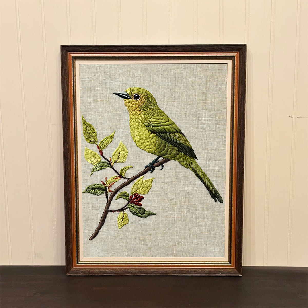 Rubbyoo Embroidery Kit- Greenfinch - image 3