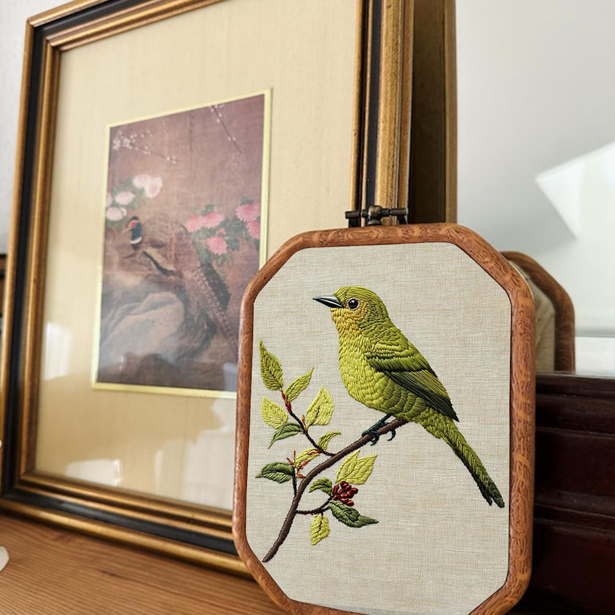 Rubbyoo Embroidery Kit- Greenfinch - image 2