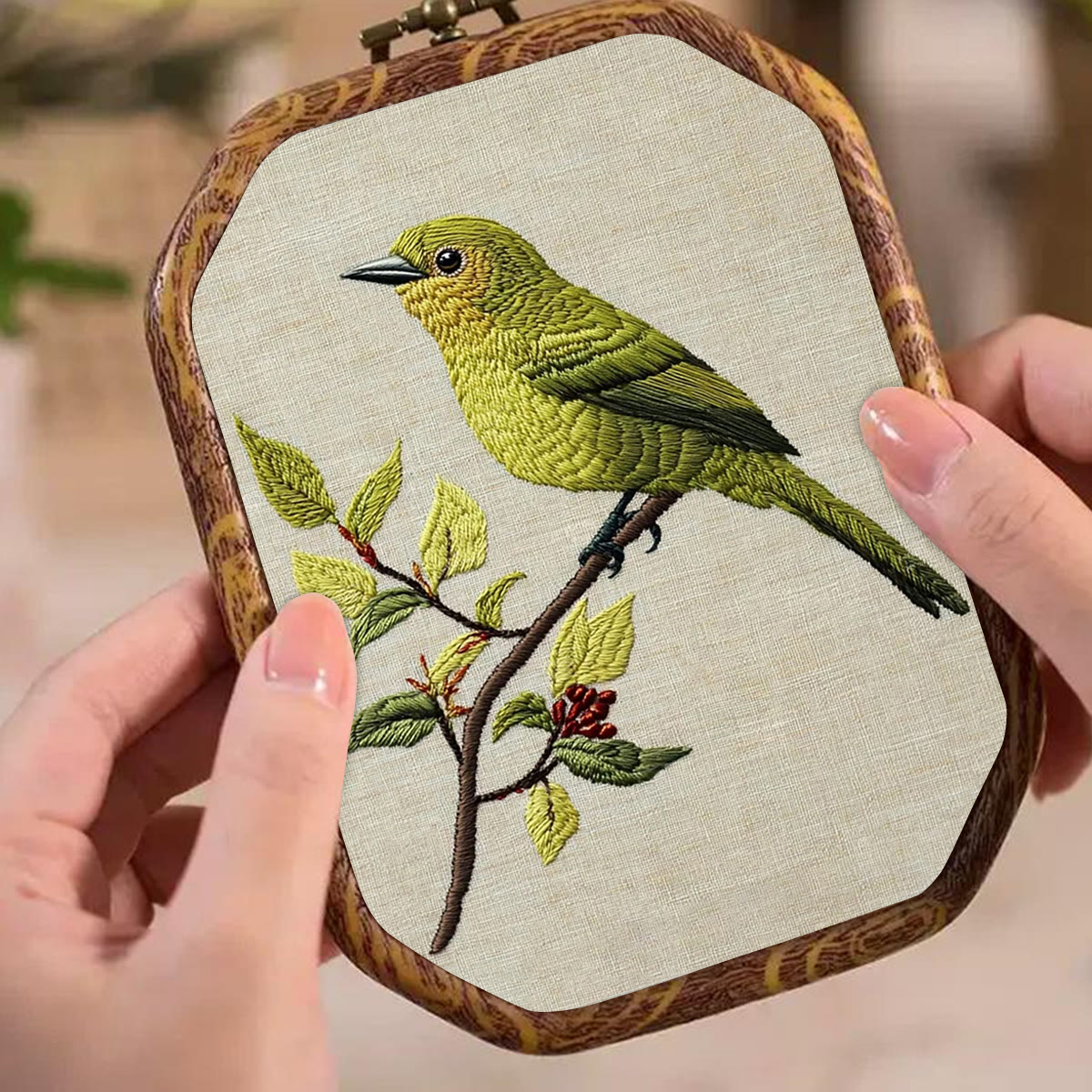 Rubbyoo Embroidery Kit- Greenfinch - image 6