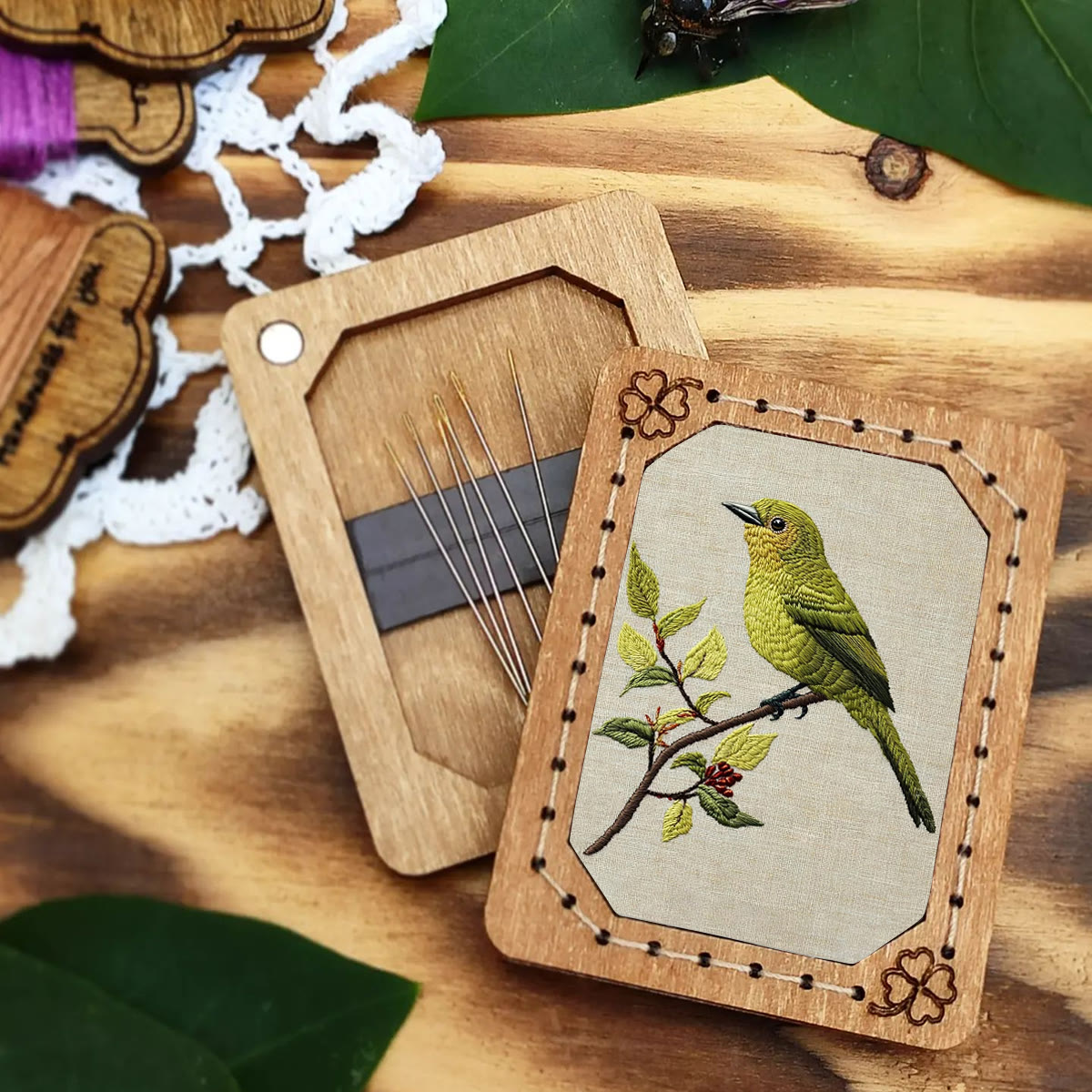 Rubbyoo Embroidery Kit- Greenfinch - image 5