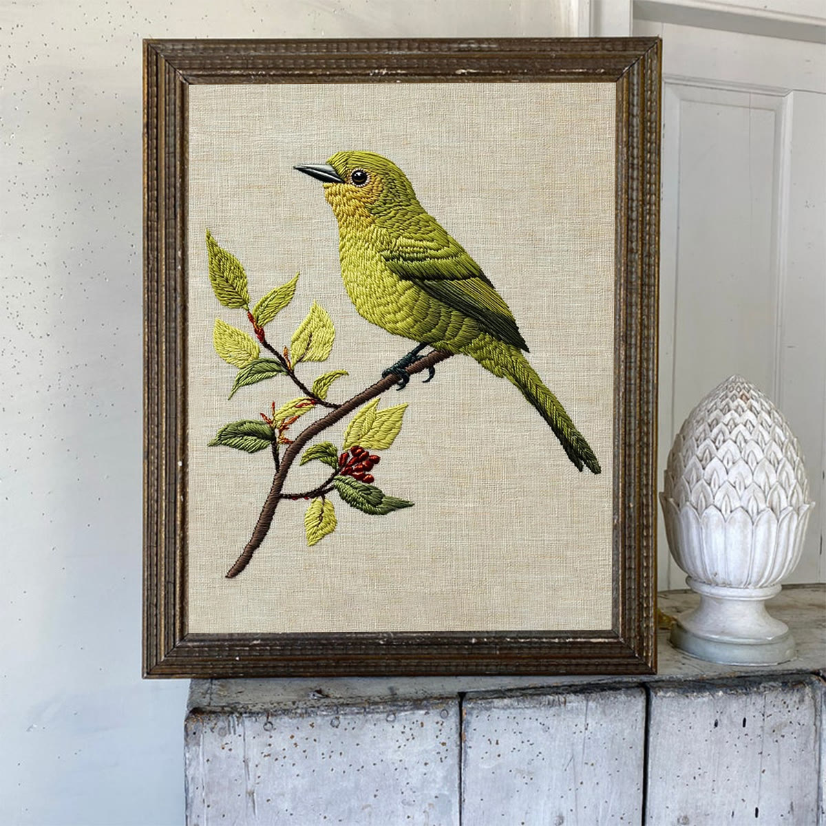 Rubbyoo Embroidery Kit- Greenfinch - image 8