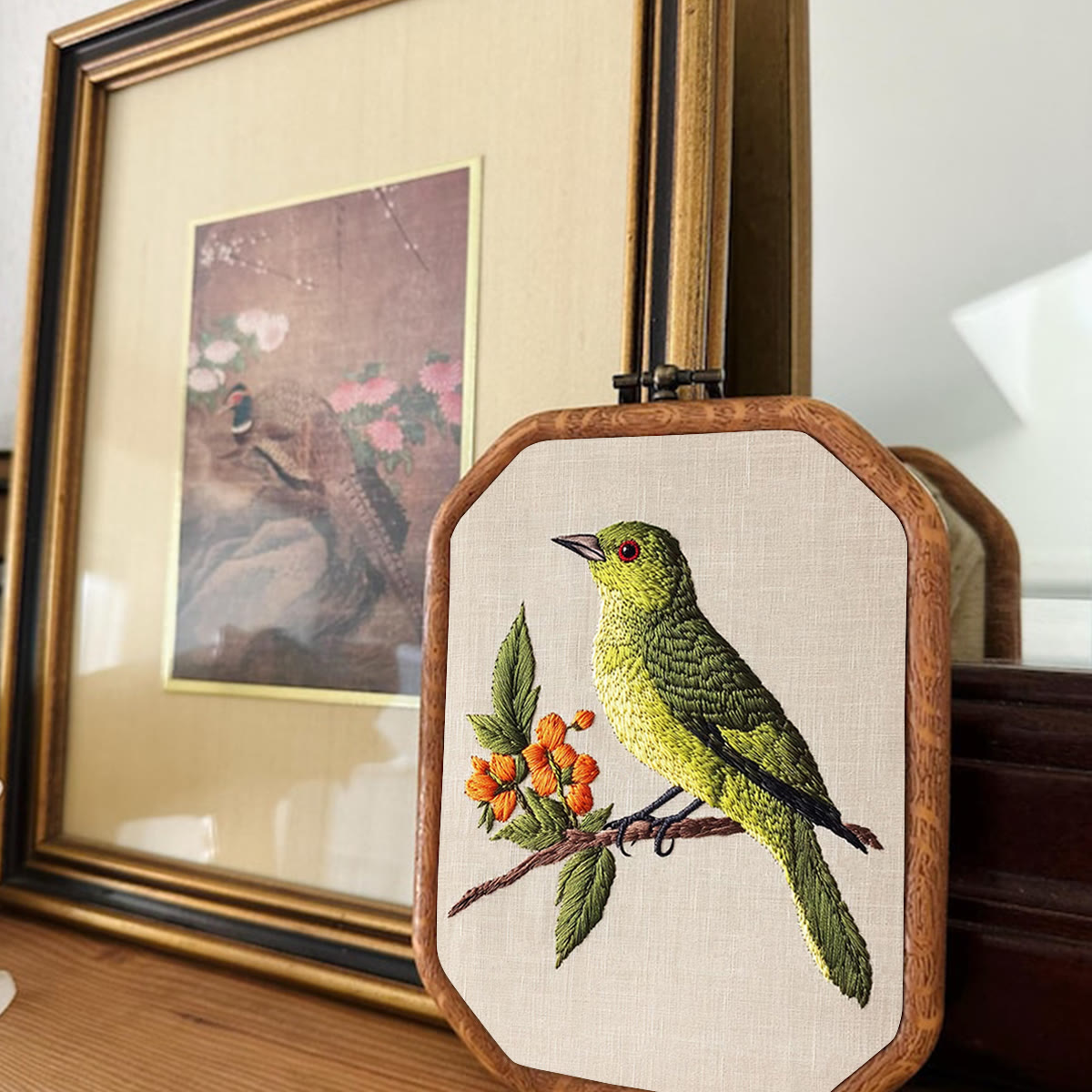Rubbyoo Embroidery Kit- Sprring Greenfinch - image 2