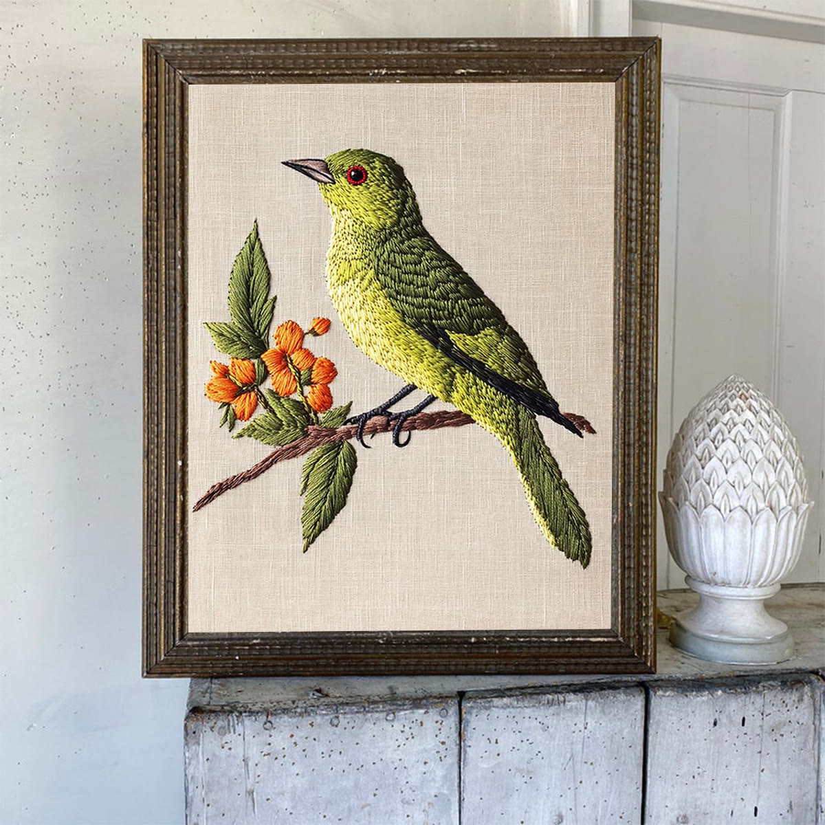 Rubbyoo Embroidery Kit- Sprring Greenfinch - image 7