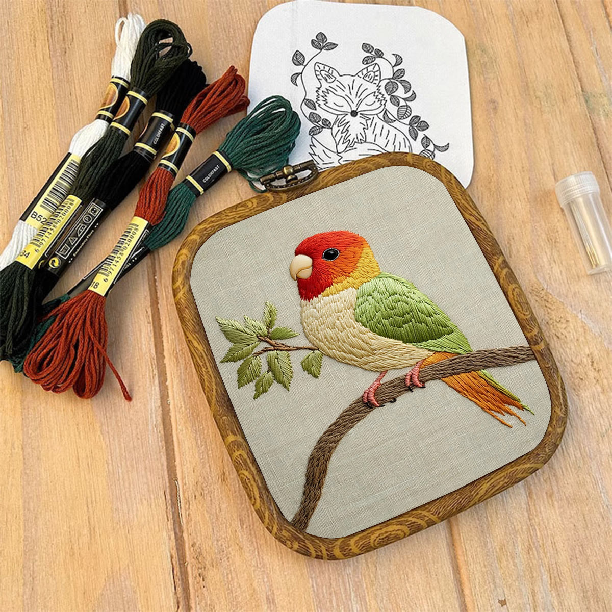 Rubbyoo Embroidery Kit- Small Cute Bird - image 9