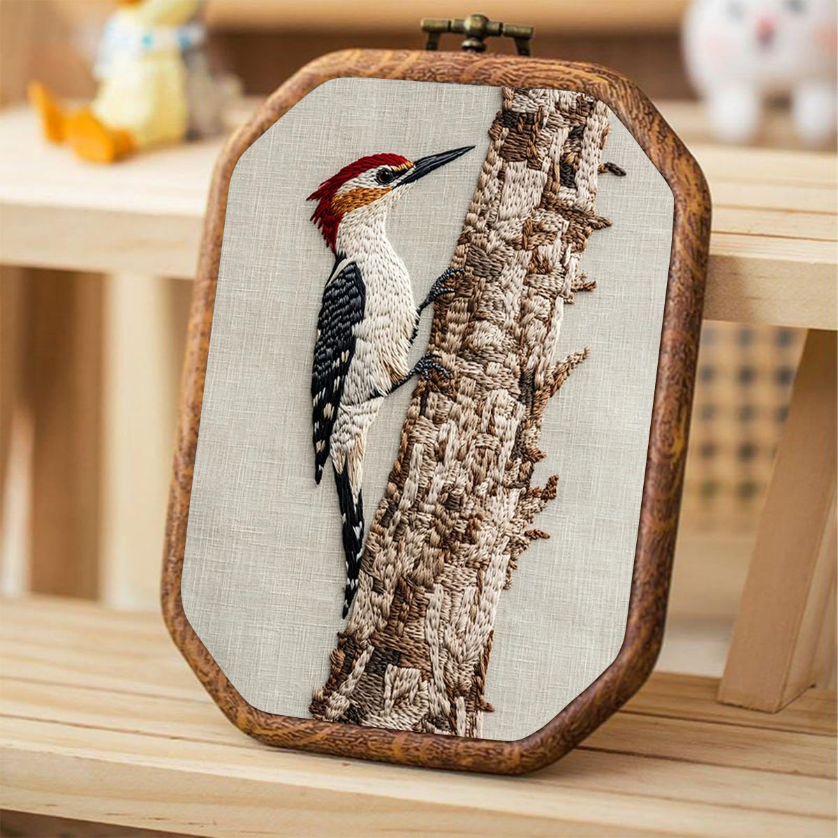Rubbyoo Embroidery Kit- Woodpecker - image 4