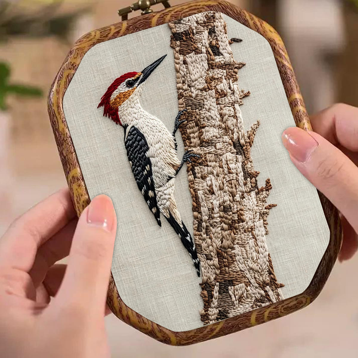 Rubbyoo Embroidery Kit- Woodpecker - image 5