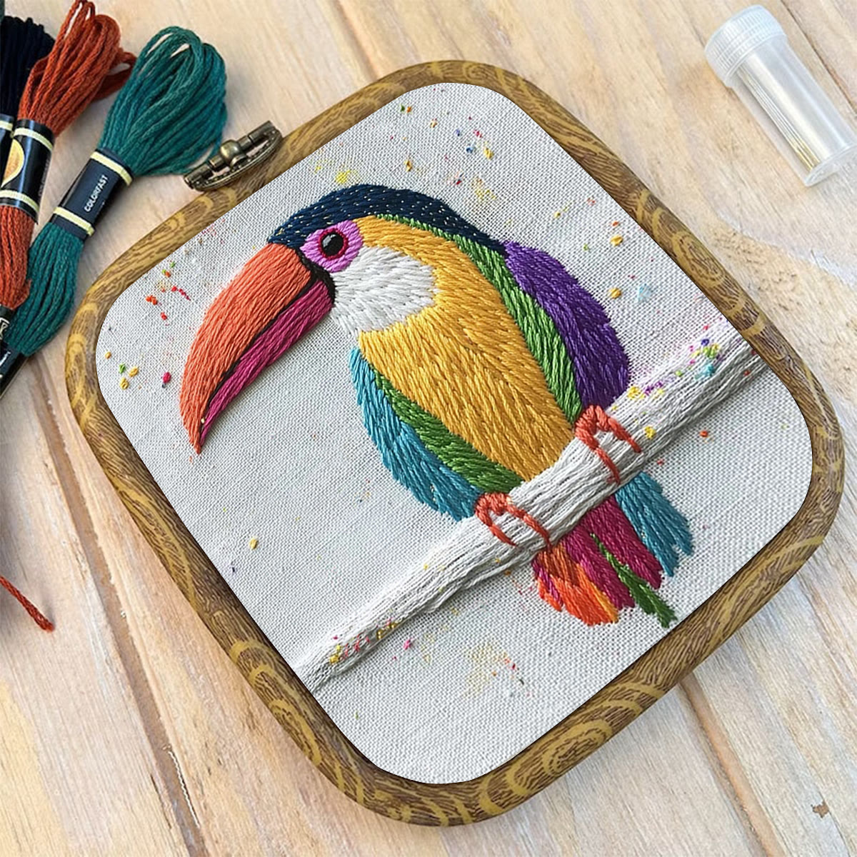 Rubbyoo Embroidery Kit- Toucan 2 - image 10